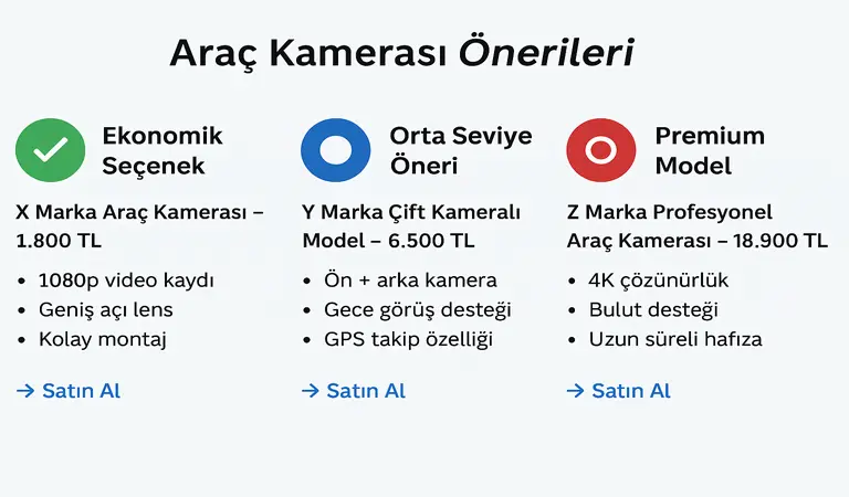 Araç Kamera Zorunluluğu - Ticari Araçlar, Binek Otomobiller, Yeni Düzenleme