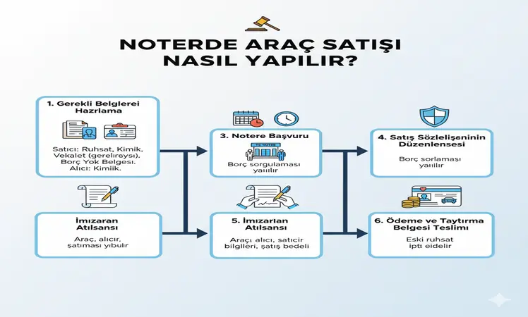 Noterde Araç Satışı Nasıl Yapılır?