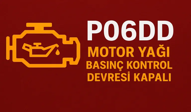 P06DD Arıza Kodu – Motor Yağı Basınç Kontrol Devresi Kapalı