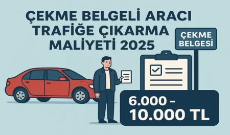 Çekme Belgeli Aracı Trafiğe Çıkarma Maliyeti